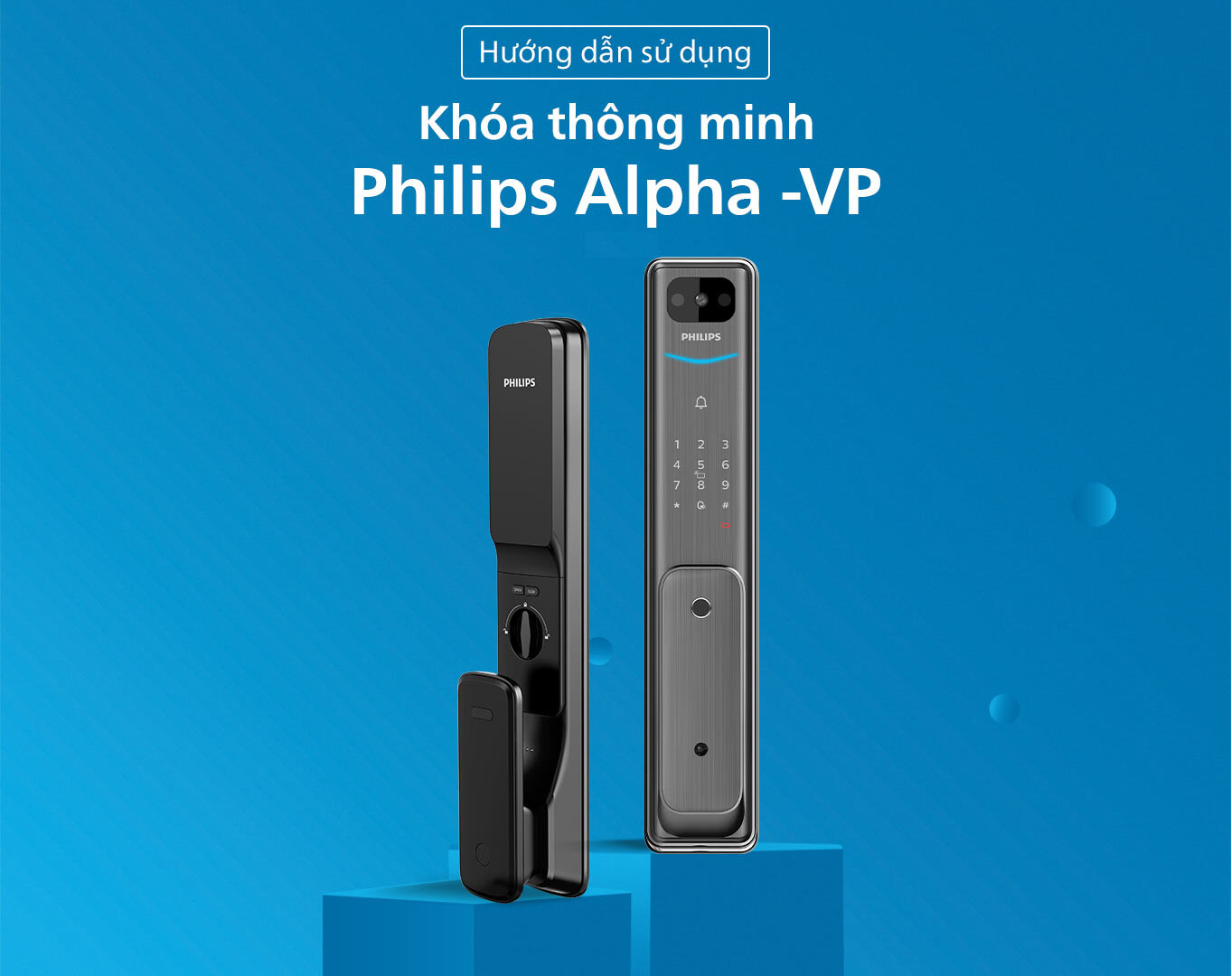 Khóa cửa vân tay Philips Alpha-VP