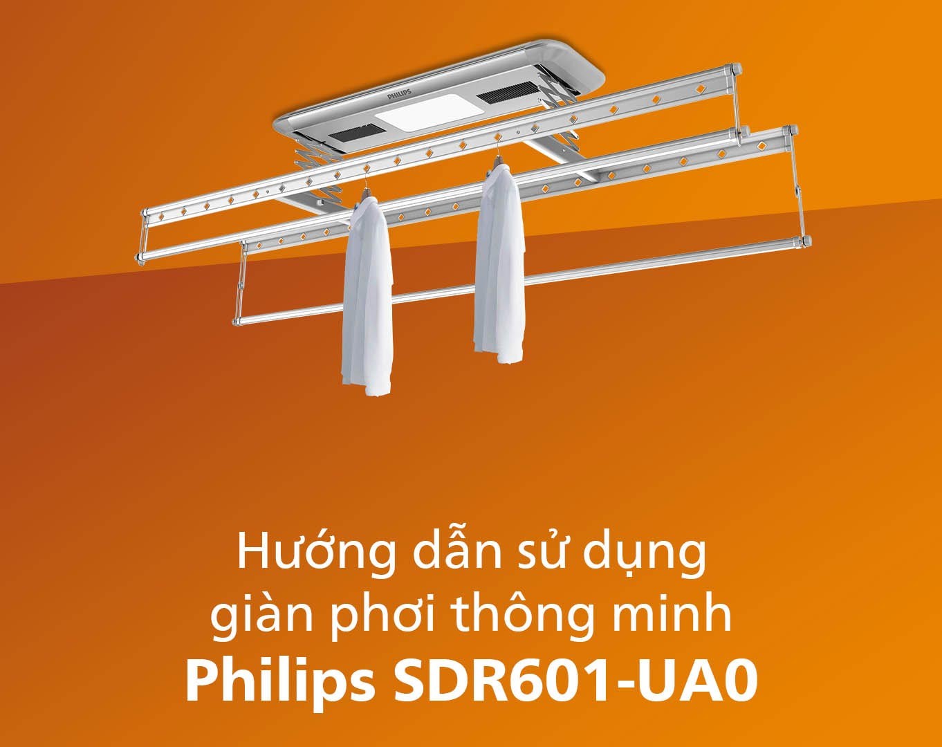 hướng dẫn sử dụng giàn phơi philips sdr601-ua0