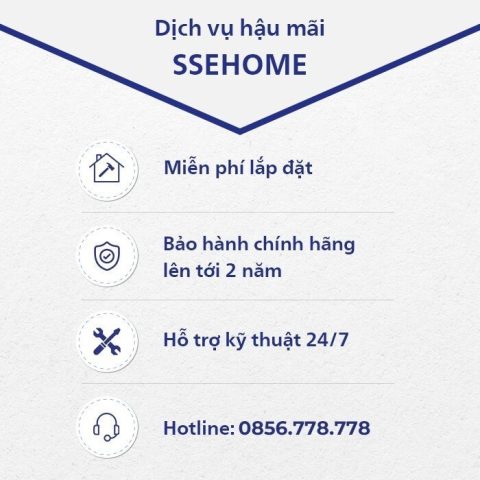 Ssehome dịch vụ hậu mãi chuẩn quốc tế