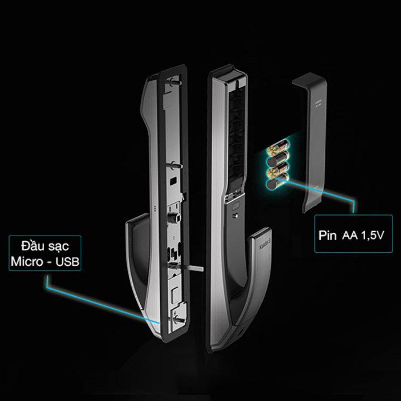 4 bước thay pin khóa cửa thông minh tại nhà