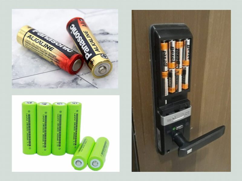 Các loại pin sử dụng tốt cho khóa điện tử