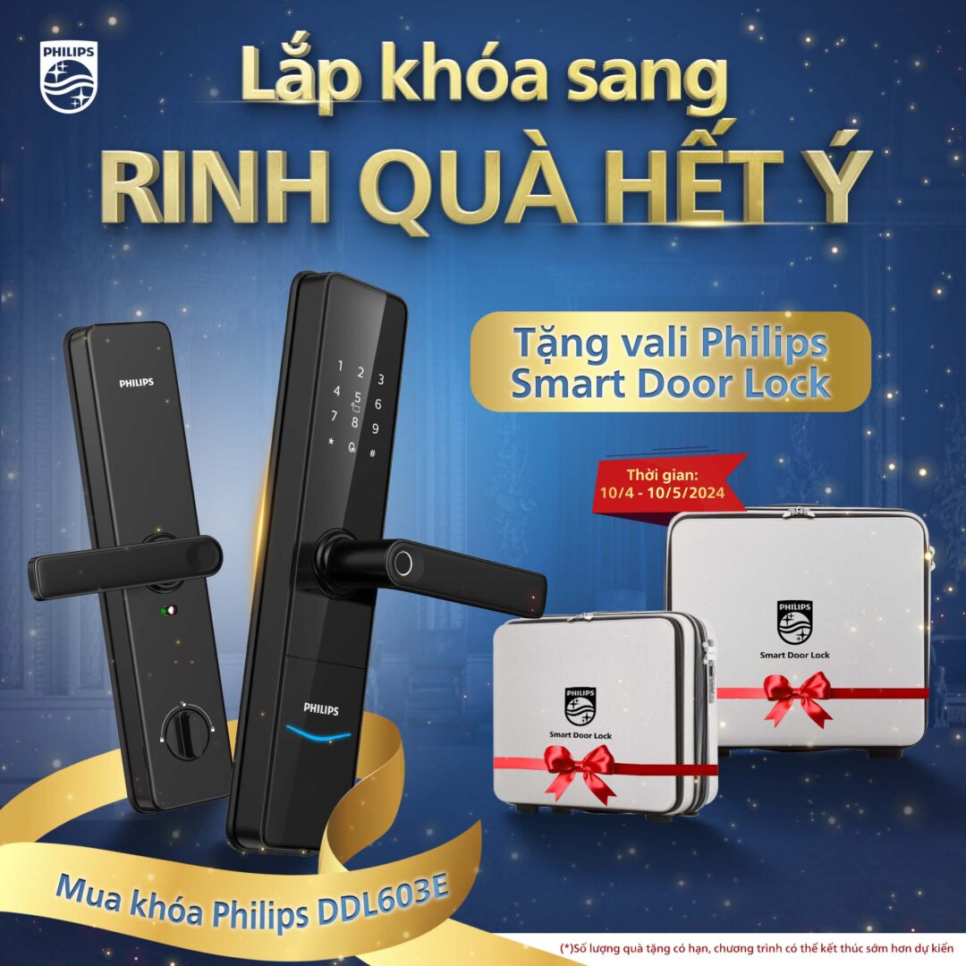 Chương trình lắp khóa 603e tặng vali 