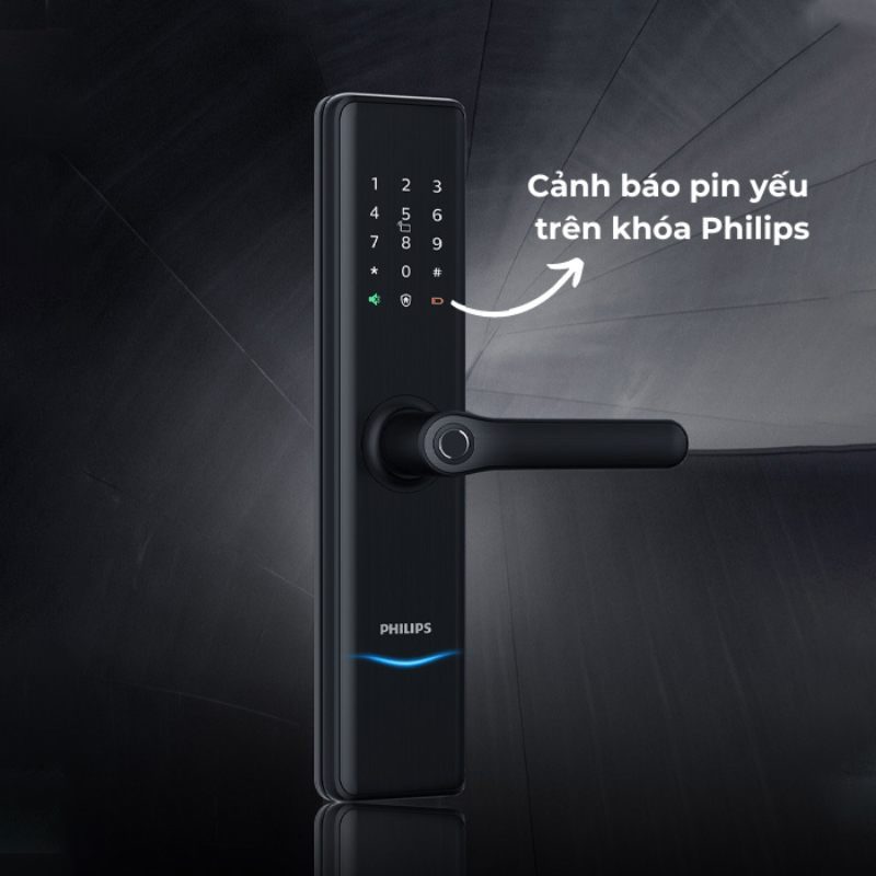 Nguyên nhân khoá cửa điện tử nhanh hết pin