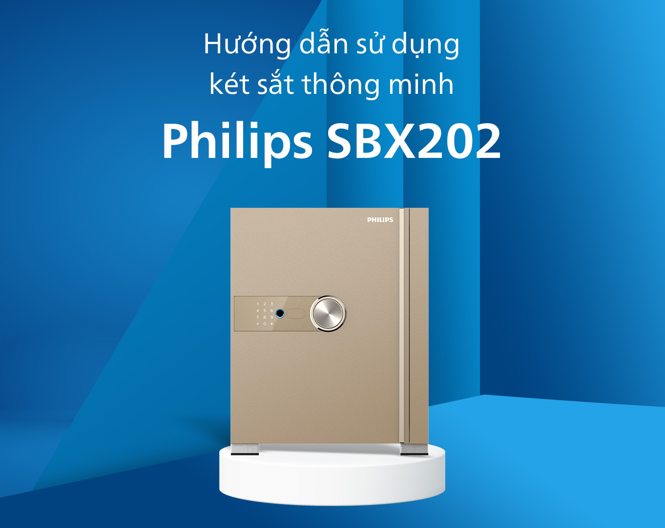 Hướng dẫn sử dụng két sắt Philips SBX202