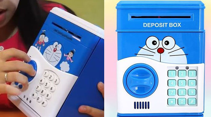 Cách mở két sắt trẻ em Doremon