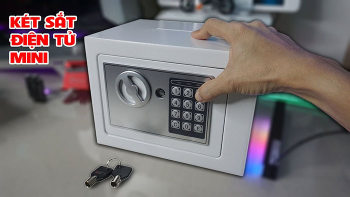 Cách mở két sắt mini điện tử