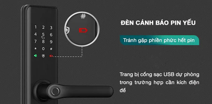 Cảnh báo pin yếu