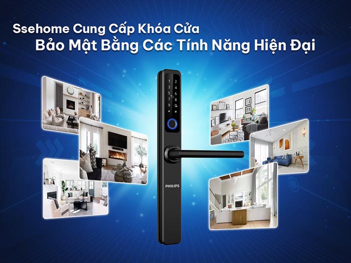 Ssehome cung cấp khóa cửa chính hãng