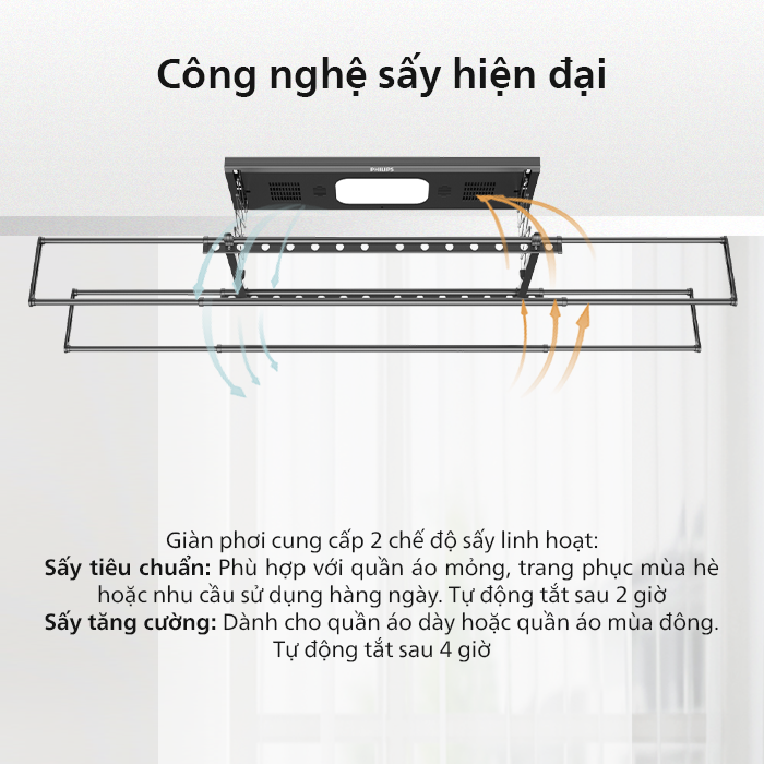 Giàn phơi Philips SDR501-LA0-4