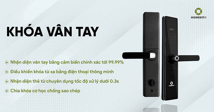 Homekit địa chỉ bán khóa vân tay uy tín