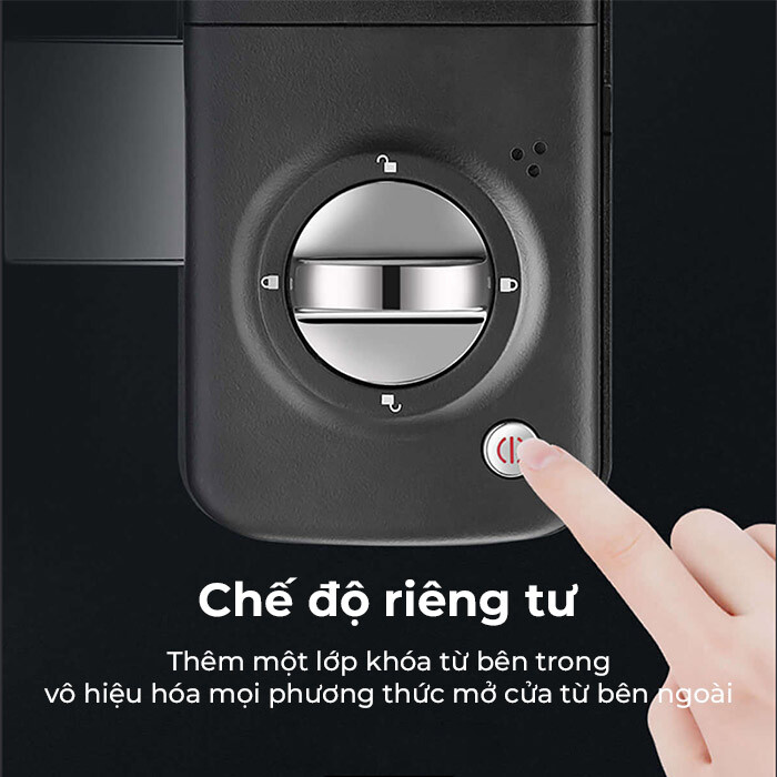 Chế độ riêng tư tránh bị làm phiền từ bên ngoài bằng mọi phương pháp mở khoá