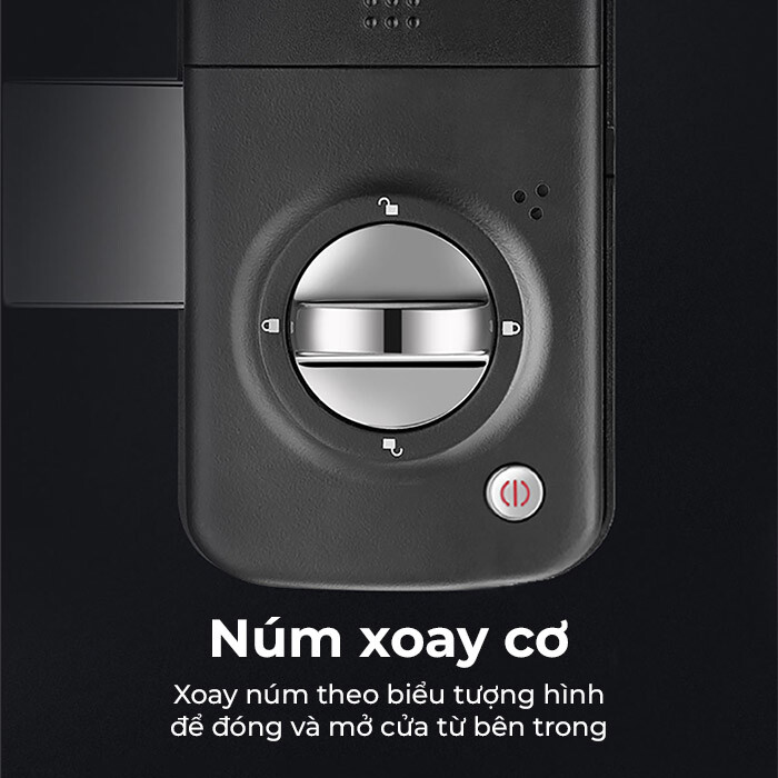Núm xoay cơ tuỳ chọn đóng và mở cửa nhanh chóng từ bên trong