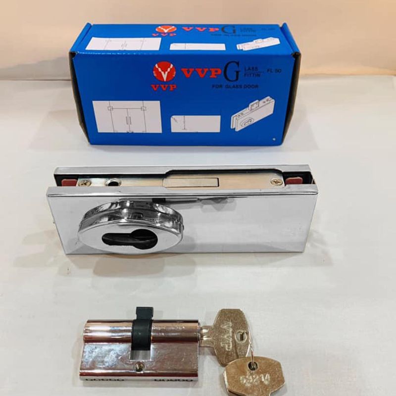 Khóa cửa kính cường lực VVP