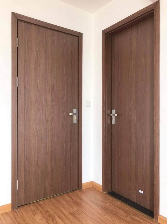 Mẫu cửa gỗ công nghiệp cánh trơn