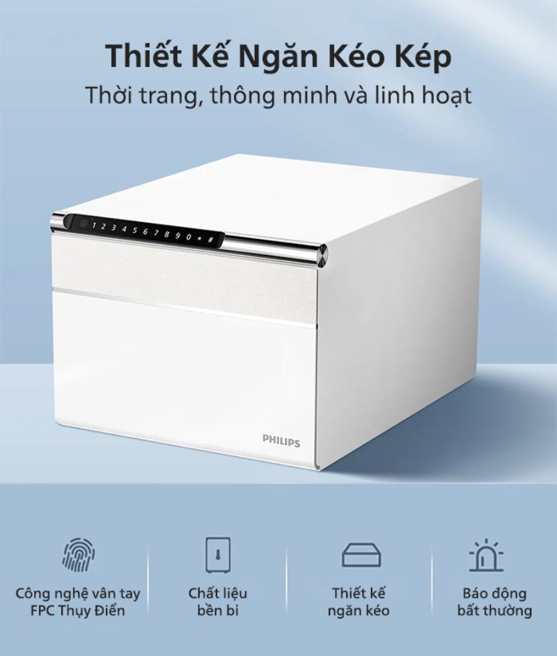 Két sắt mini Philips SBX102