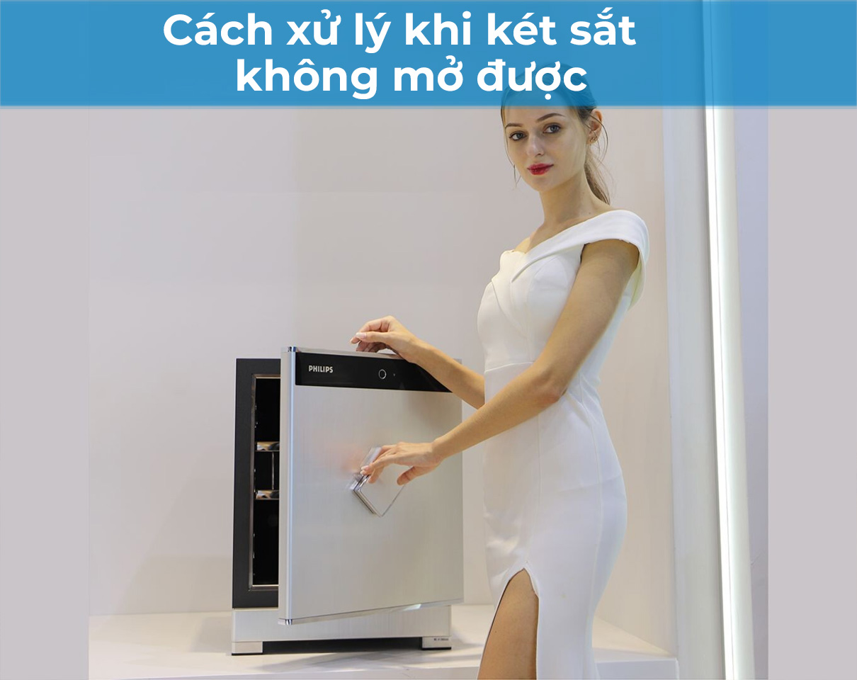 cách xử lý két sắt khóa cơ bị kẹt