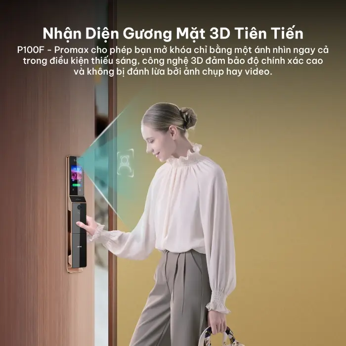 Khóa thông minh HEXA P100S Promax điều khiển từ xa không cần thiết bị trung gian