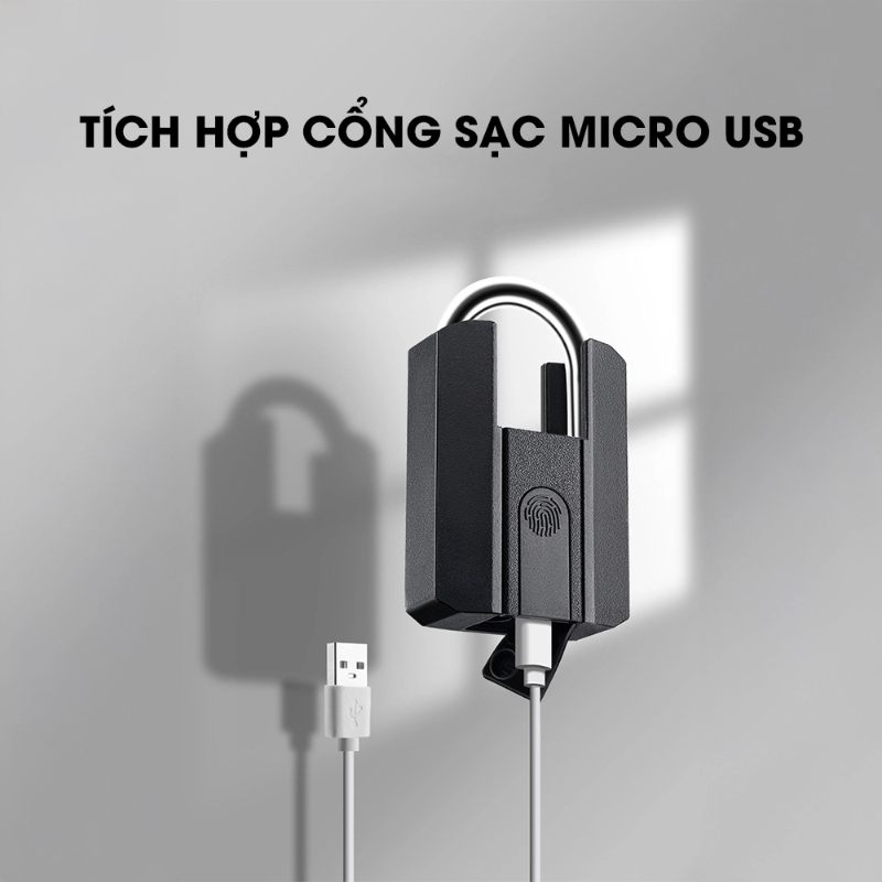 Ổ khóa bấm vân tay thông minh DIVO G02