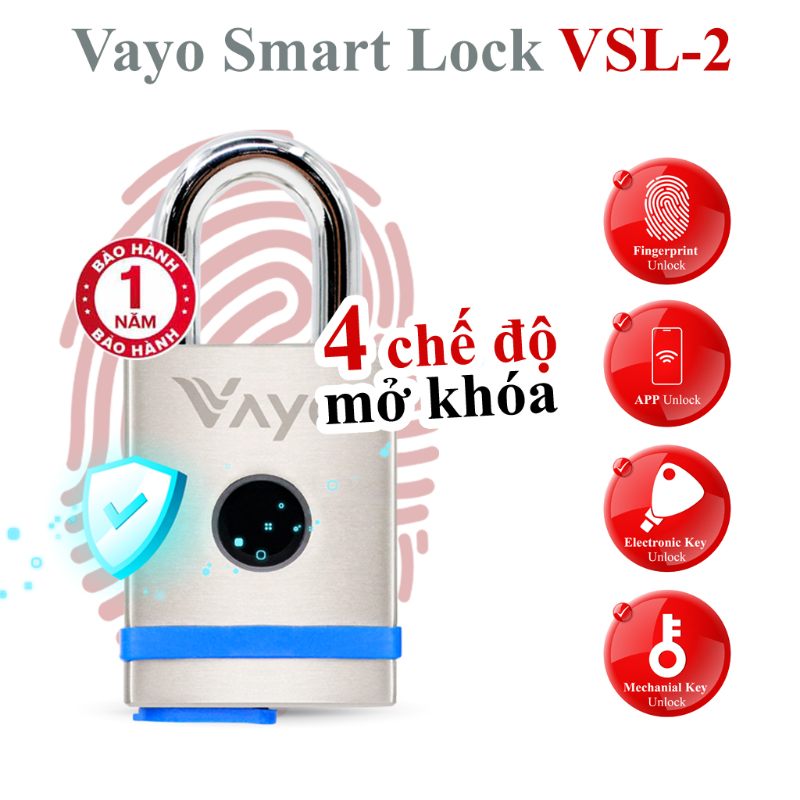 Khóa cửa bấm vân tay Vayo Smart Lock VSL‑2