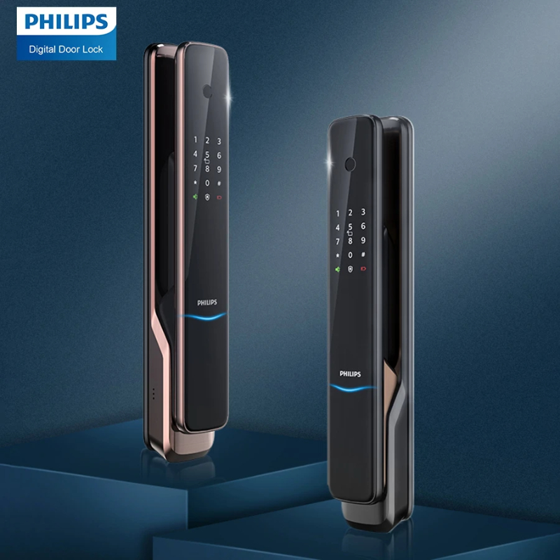 Khóa cửa điện tử chung cư Philips 9300
