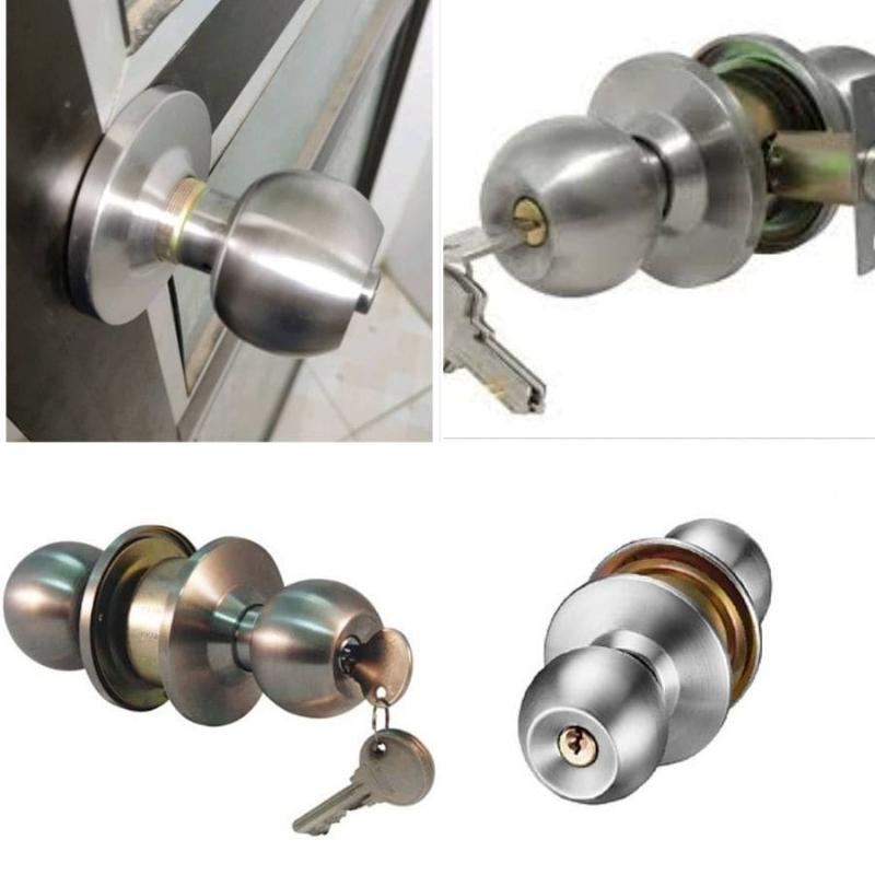 Khóa cửa nhôm kính tay nắm tròn