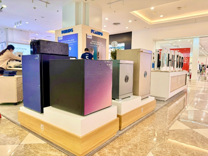 Showroom trưng bày két sắt Philips của SSEHOME tại TTTM