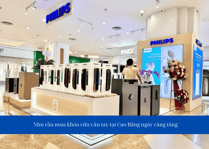 Nhu cầu mua khóa cửa vân tay tại Cao Bằng ngày càng tăng