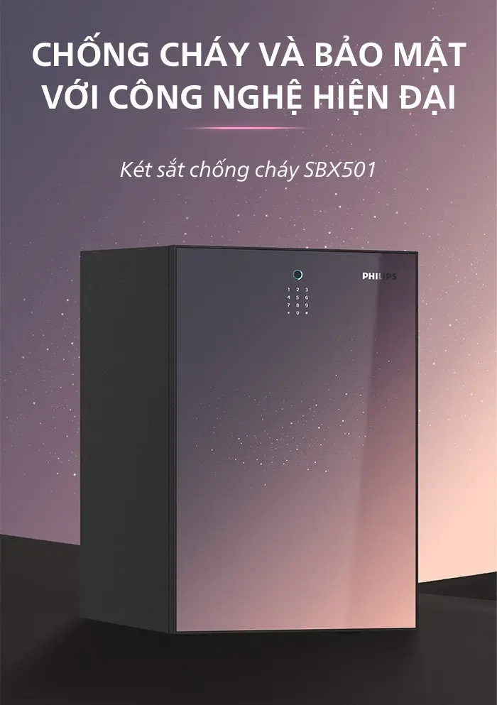 Két sắt Philips SBX501 thiết kế cổ điển phù hợp cho hộ gia đình