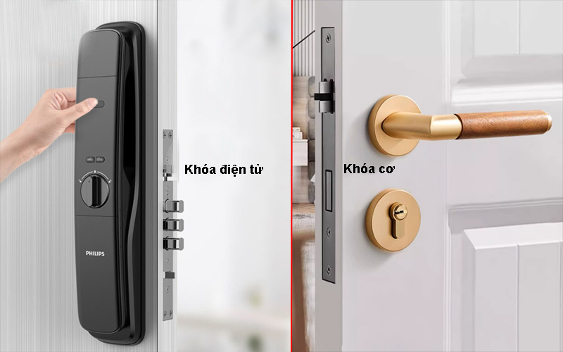 khóa cửa chống trộm, chống cắt