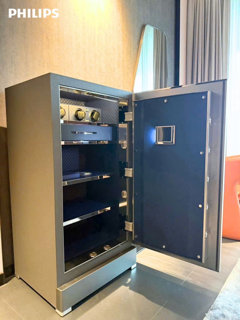 Két sắt SBX702 nội thất bọc nhung cao cấp
