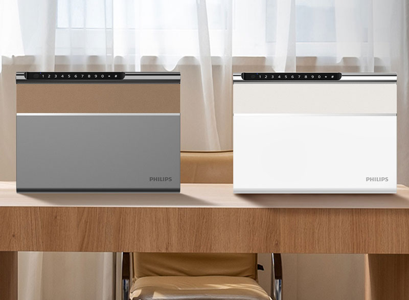 Két sắt mini Philips SBX102 2C0 có 2 phiên bản màu