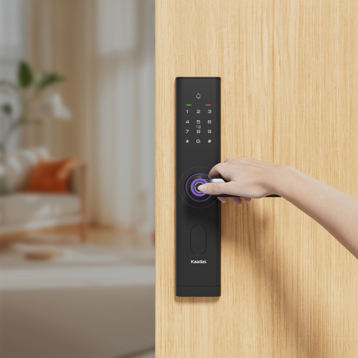 Đổi mật khẩu cửa nhà chung cư sử dụng khóa Kaadas