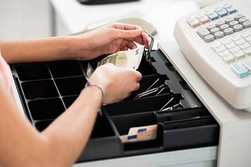 Cách mở két tiền thu ngân tự động qua máy tính, máy POS