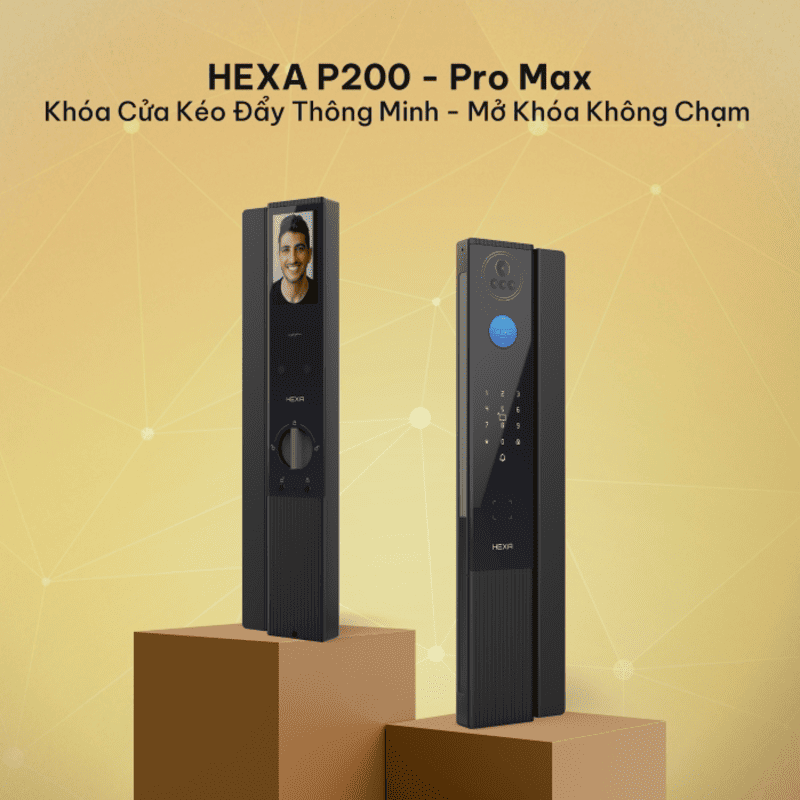 HEXA P200-Promax được trang bị camera AI nhận diện khuôn mặt 3D
