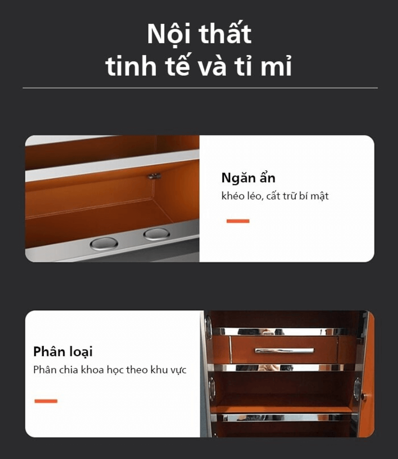Philips SBX701-8B0 nội thất tinh tế