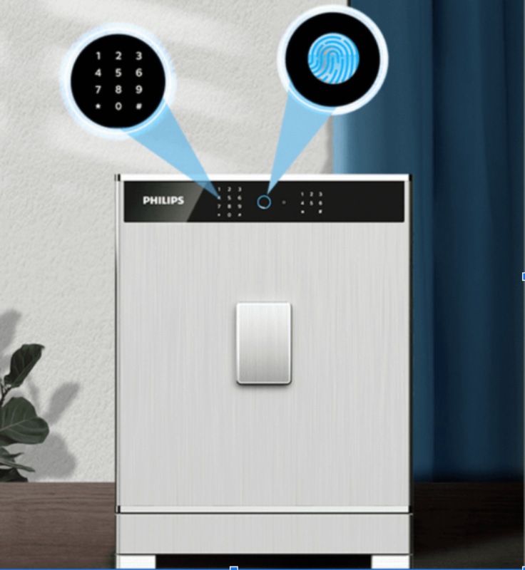 Két sắt thông minh Philips SBX701 mở bằng vân tay, mã số