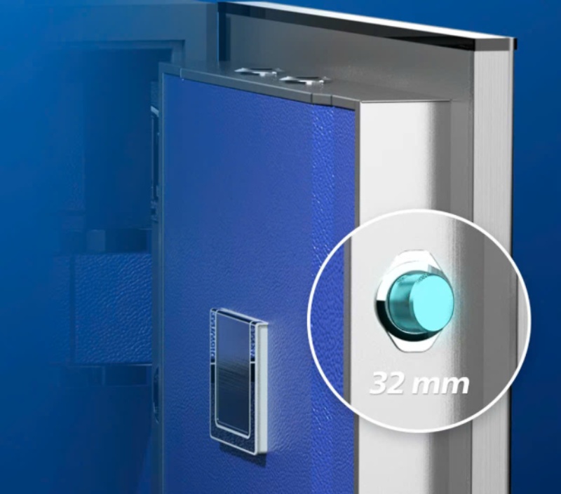 chốt khóa tròn đường kính 32mm