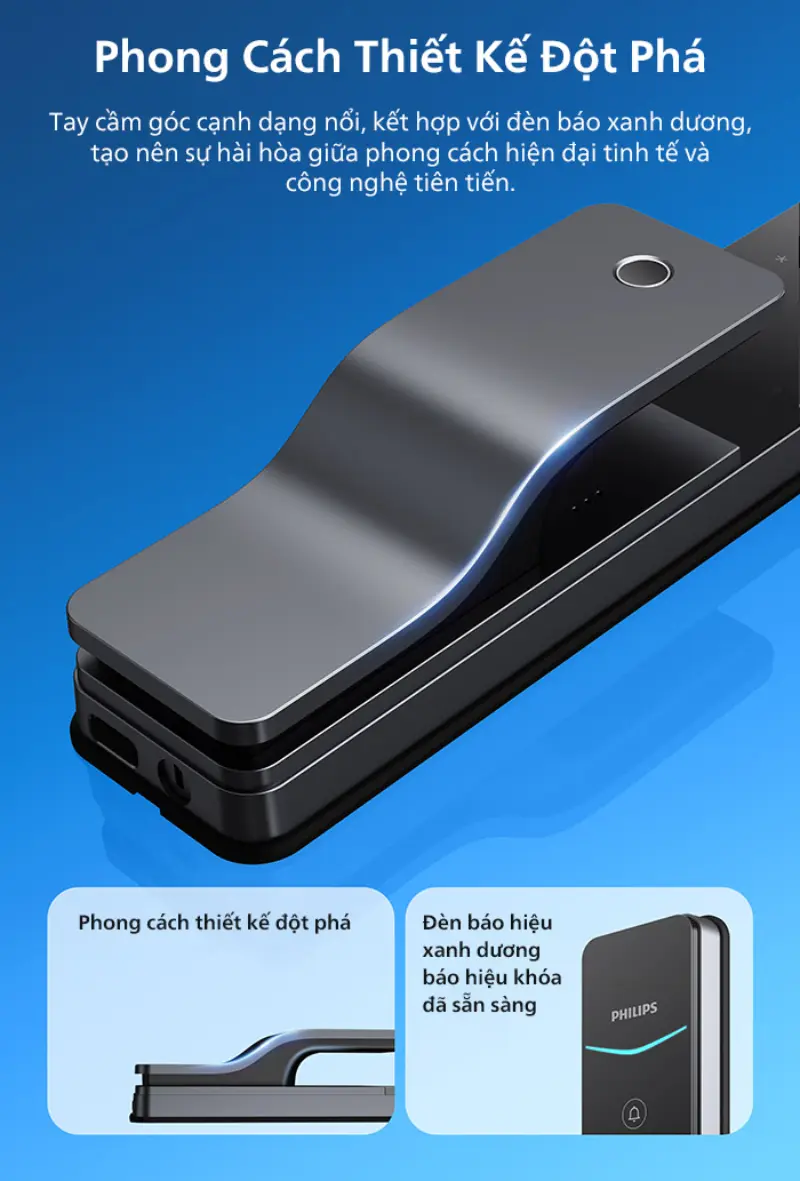 Khóa mật mã tiện lợi bảo mật cao và thiết kế sang trọng