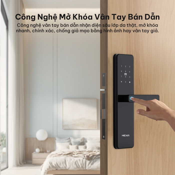 Khoá cửa vân tay là gì? Có an toàn hay không?