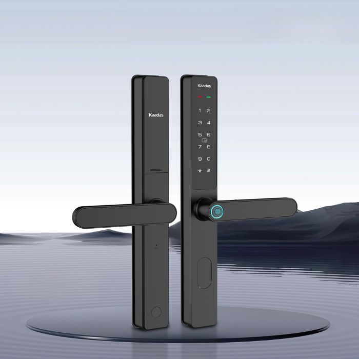 cách lắp khoá vân tay cửa kính 3