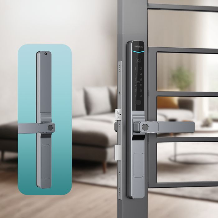 cách lắp khoá vân tay cửa kính 5