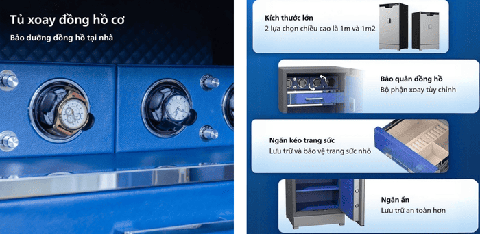 Cấp nguồn cho hệ thống xoay đồng hồ cơ