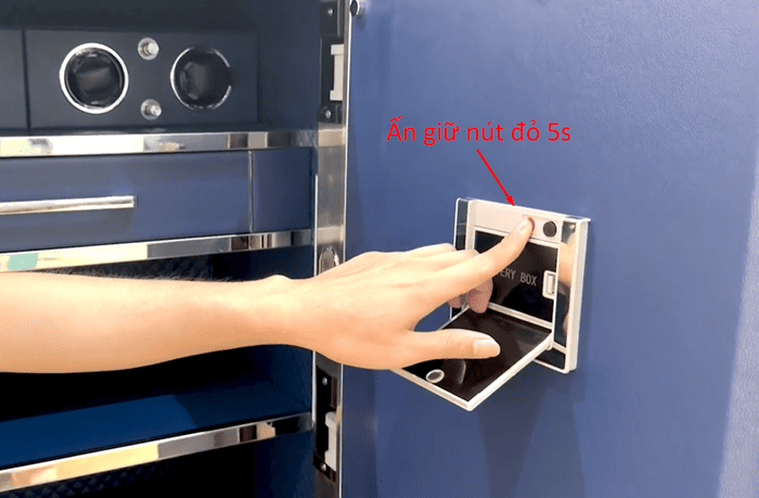 Hướng dẫn xóa vân tay và mã số cài đặt