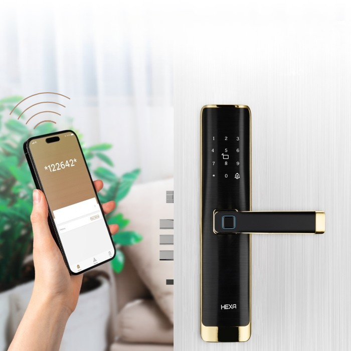Khóa cửa bluetooth và wifi Hexa L100
