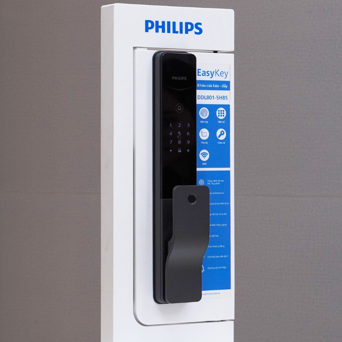Khóa cửa Bluetooth và wifi Philips DDL801-5HBS