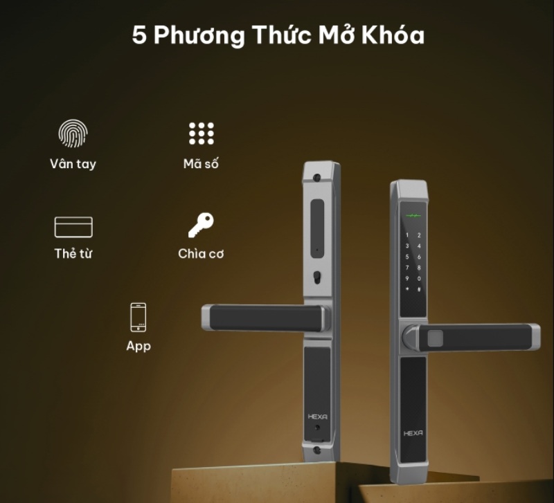 khoa van tay hexa a100