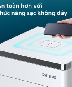 Chức năng sạc không dây an toàn ngay trên bề mặt.