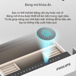 Bảng mở khoá ẩn tinh tế trên Philips SBX301