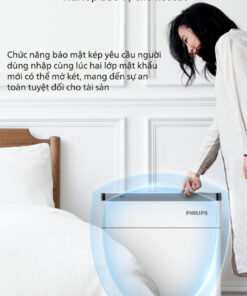 Tính năng bảo mật kép nhân đôi an toàn trên két sắt điện tử Philips SBX301