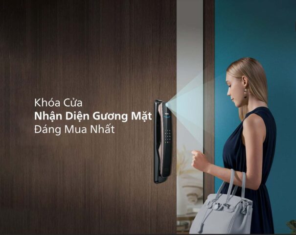 khóa cửa nhận diện khuôn mặt